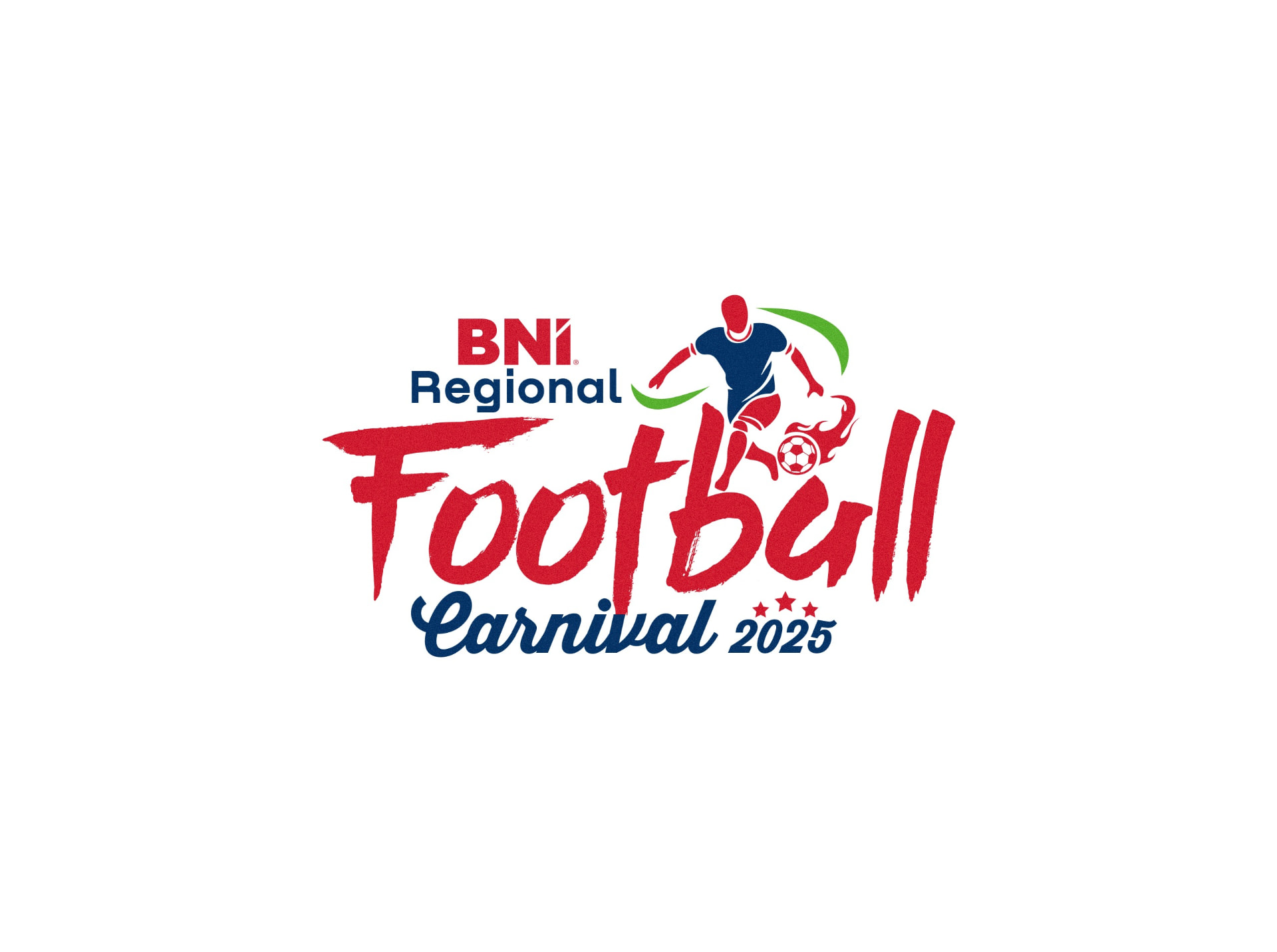 BNI Regional Football Carnival 2025 logo design